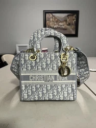 christian dior handbags for women. 100% Authentic Grey Oblique Embroidered Canvas Barely used Excellent Condition Rare...