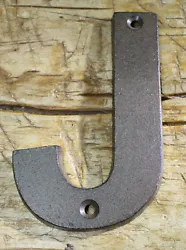 Heres a great cast iron letter. 5
