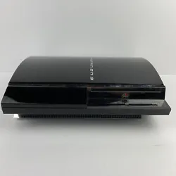 Playstation 3 PS3 IC: 409B-CBEH1000 - Fat Black CONSOLE ONLY/ Powers On Then Off. Unit powers on the. Power right back...