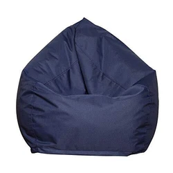 Classic Solid Color Bean Bag Chair (No Filler), Lazy Lounge Chairs Couch Sofa Cover for Organizing Children Plush Toys...