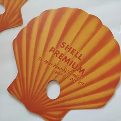 Shell Gadoline Motor Oil Vintage Paper Hand Fan  All in good condition, some in almost perfect condition. See photos...