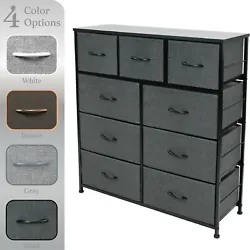 Give your bedside essentials a cozy landing spot with the Sorbus 9-Drawer Dresser. This beautiful chest features a...