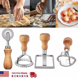 Ideal for making fat ravioli with extra filling. Easily cut perfect sized pasta pockets, quick make multiple shapes...
