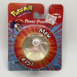 Mew - Sealed Pokemon Power Bouncer #151 - 1999 Toy Bouncy Ball