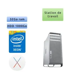 Occasion - Apple Mac Pro Quad Core Xeon 3.2Ghz A1289 ( EMC 2629) 32Go 1To - MacPro5,1 - mi 2012 - Station de Travail....