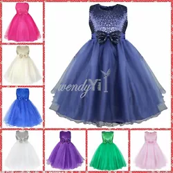 Girl Communion Party Prom Princess Pageant Bridesmaid Wedding Flower Girl Dress USD 19.35. Girls Communion Party...