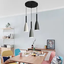Parameter: Style: modern and simple Color: black + white + gray Voltage: 90-260V Size: single lampshade diameter 10cm,...