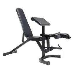 With the Utility bench, you can vary your routines with its six-position bench positions ranging from decline to...