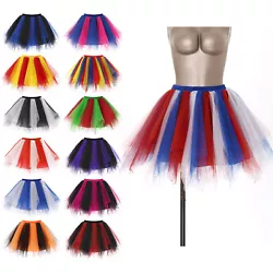 Fluffy underskirt is versatile for cosplay party; you can wear it under other skirt and dress for a fluffy look, or...