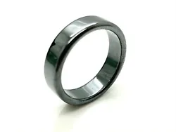 Material: Magnetic Hematite. Basic simple hemaitie ring can be use for necklace making, earring making.