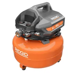 RIDGID introduces the 6 Gal. Electric Pancake Air Compressor. Work with multiple people on the job site with dual...