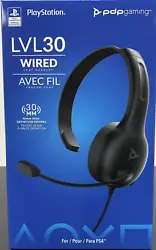 Communicate with your team on a whole new level with the PDP gaming LVL30 wired chat headset for PlayStation 5...