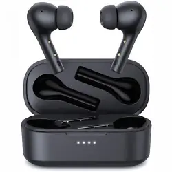 Adopt the advanced Wireless 5.0 Technology. Wireless earphones support HSP, HFP, A2DP, AVRCP, AAC which greatly improve...