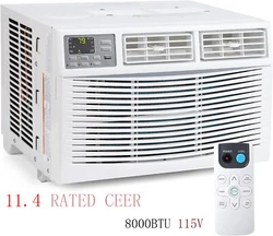 Energy-Efficient: The 8000 BTU Window Air Conditioner with a high combined energy efficiency ratio (CEER) of 11.4...
