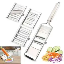 Type: Kitchen Grater & Slicer. Grater Gadget Size: 34 8.9cm / 13.4 3.5in. · ERGONOMIC HANDLE: The manual grater’s...