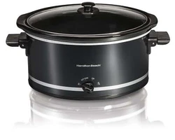 The handles also fold down for easy storage. The removable stoneware crock and glass lid are both dishwasher safe,...