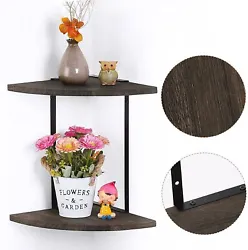 Garden Fence. perfect for your bedroom, living room, kitchen and more. Wall mount corner shelves include all hardware...