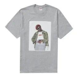 Shop with Confidence Reputable Seller ! (See Feedback)FW22SupremeAndre 3000 TeeHeather GreySize SmallDeadstock New In...