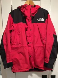 Vintage 90s The North Face women’s jacket anorak, M, black red.
