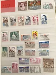 timbres france neufs année complète 1979. FRANCE timbres neufs année complète 1979 N°2028 au 2072 soit 47 timbres...