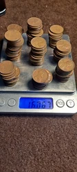 This bulk lot of Wheat Pennies weighing 1 lbs is a great addition to any coin collection. The coins are unsearched from...