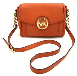 Purse Type & Closure: Crossbody Bag, Magnetic. Color & Material: Orange, Leather. We do our best to get back to you in...