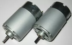 2 X Mabuchi RS-555 PH - 12V - 4500 RPM - High Torque Motor. Electric motors manufactured by Mabuchi. Rated speed: 4500...