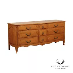 French Provincial Style Triple Dresser. STYLE: French Country / Louis XV.