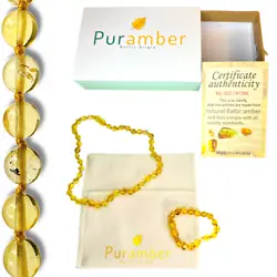PURAMBER Baltic Amber Necklaces and Bracelets are handmade from 100% Original Pure Amber extracted from the Baltic Sea....