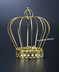GOLD CROWN CAKE TOPPER TABLE DECORATION. GOOD FOR ANY OCCASION.