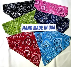 No-Tie Bandanas slip over your Dog or Cats collar. Over-the-Collar/No-Tie Bandanas. THE CLASSICS. half of your dog or...