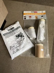 Deco Style 6 Piece Tarp And Masking Set for covering furniture. Condition is 