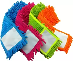 This is a super absorbent Microfiber Chenille Wet and Dry Dust Mop Pad, It has excellent absorbency, scrubbing, and...