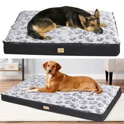 Waterproof Dog Beds PP Cotton Padded Soft Dog Sofa Mat w/ Replacement Cover.
