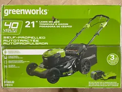 Greenworks 40V Brushless Self-Propelled Lawn Mower 21-Inch Electric Lawn Mower. Only local pick up thank you.