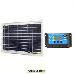 1 Pannello Solare Fotovoltaico 100W 12V Poli x Batteria Barca Camper Auto + Ebook NX100P. • Bateau, plaisance....