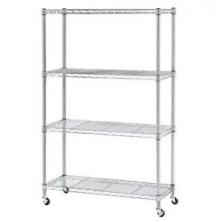 W x 56.5 in. H x 14 in. The system features wide (36 in. shelves engineered from heavy-duty steel wire for strength and...
