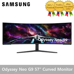Model: Odyssey Neo G9 G95NC (LS57CG950NKXKR). - The worlds first dual UHD monitor. - Black Equalizer. - Flat / Curved...
