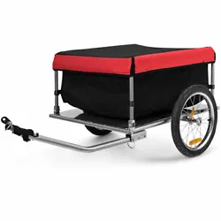 Our versatile cargo trailer attaches to most bicycles and has plenty of space for your various items. Versatile...