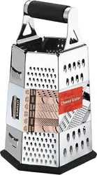 Make amazing pizzas, salads, pasta, and many other dishes with the grated cheese. SIX SIDED BOX GRATER - A cheese...
