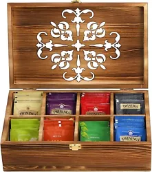It can help you organize your teabags and keep your room tidy and organized. Designed with a golden buckle, the teabag...