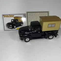 Vintage trucks of yesteryear 1956 F-100 camperCoaPicNo boxFree shipping First class shipping