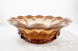The opalescence extends to the paneled sides and the top of the grapes giving this piece a beautiful effect when in...