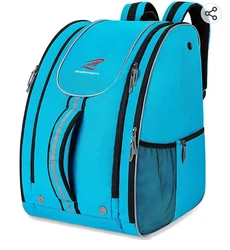 SHARKMOUTH Ski Boot Bag, 55L Waterproof Snowboard Boot Backpack. Blue. NWT. Brand new sealed!