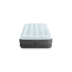 The versatility and convenience of the INTEX® Prestige Mid-Rise Air Mattress with FastFill USB Pump is endless. Set-up...