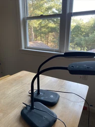 Sunbeam LED Desk Lamp Black 4.6 watts Black 3 levels of Touch Dimming Light New.