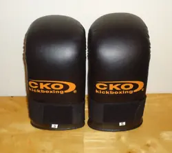 CKO KICKBOXING TRAINING GLOVES. Can also use for boxing, UFC, MMA and self-defense training. Thick padding for hand and...