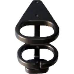SKU: P009 ITEM: 1 - Small Handheld Electronics Device Holder WT: 1 lb. Overall Height 4.35”. Mounts permanently to 1...