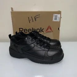 Mens Reebok Jorie Composite Toe METAL FREE Industrial Work Shoes RB1860 Black. TypeStreet Sport Jogger Work...