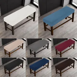 Form Fit: This bench slipcover will perfectly stretch to a snug fit your bench. Super Stretching: Crafted from durable...